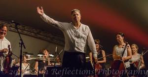 Larry Vote conducts River Concert Series 2014